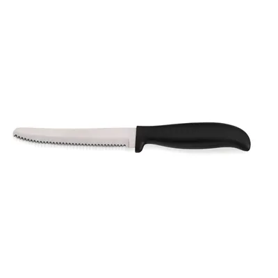 Produktbild von Kela Messer mit gezackter Klinge, 11 cm, schwarz