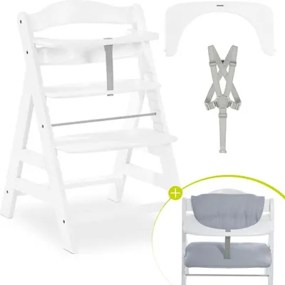 Produktbild von Hauck Hochstuhl Alpha Plus White - im Sparset