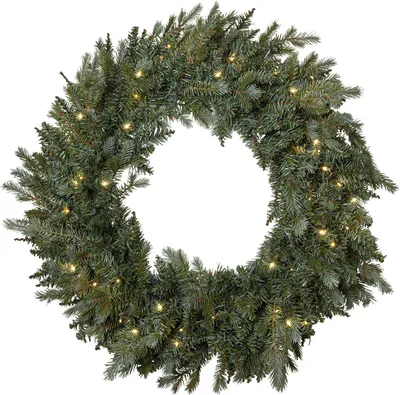 Produktbild von LED Weihnachtskranz Greyland batteriebetrieben Timer Ø 80cm outdoor