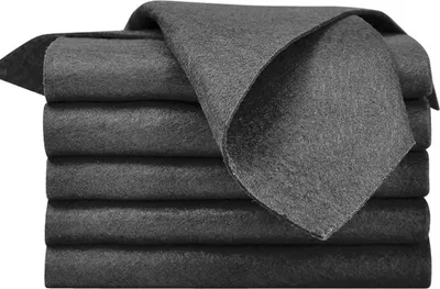 Produktbild von OKWISH 5 Stück Waschlappen Waschhandschuh Seifenlappen Seiflappen Waschen Lappen Schwarz
