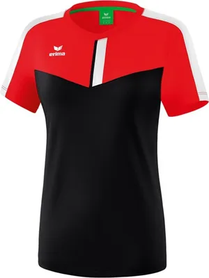 Produktbild von Erima Squad T-Shirt Damen - Rot / Schwarz / Weiß  | Größe: 38