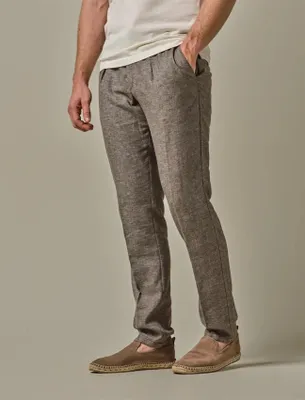 Produktbild von Profuomo Leinen-Mischung Sportcordhose taupe