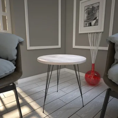 Produktbild von Skye Decor, Sandalf - Sea Oak, Beistelltisch, Seeeiche, 100 % MELAMINBESCHICHTETE SPANPLATTEN, 40 x 40 x 44 cm