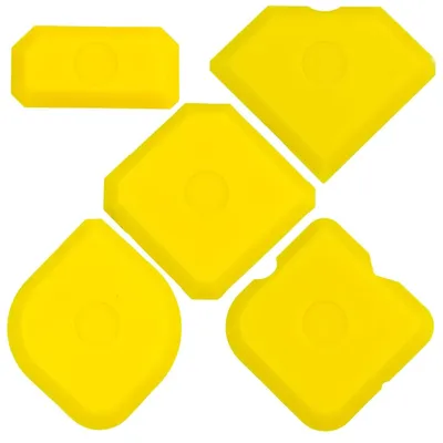 Immagine prodotto di Raschietto per fughe set - 5 pezzi - Per silicone e acrilico