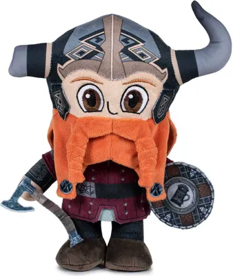 Produktbild von Dungeons & Dragons Bruenor Heldenhammer Kuscheltier - 26 cm Plüschtier D&D Stofftier
