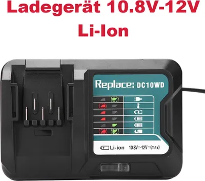 A close-up studio shot of a battery charger.