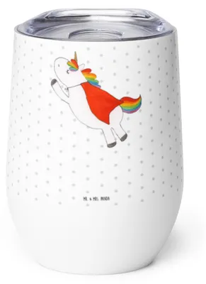 Produktbild von Mr. & Mrs. Panda thermosbecher Einhorn Geburtstag - Weiß - Geschenk, Superheld, glühweinbecher, Einhörner, kaffee tasse, Geburtstagsgeschenk, Thermobecher, Thermo Becher