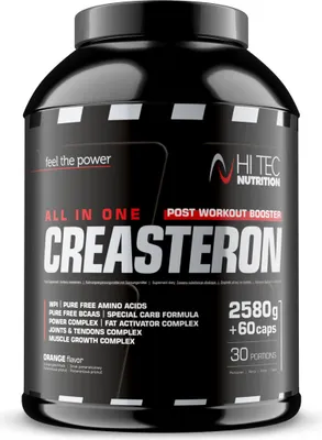 Produktbild von HI TEC Nutrition Creasteron - 2640g+ 60 kaps.  - All In One Orange