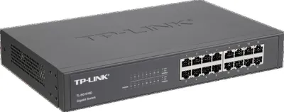 Image de TP-Link TL-SG1016D Commutateur Gigabit 16 ports - Commutateur - non géré - 16 x 10/100/1000 - Desktop (TL-SG1016D)