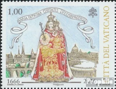 Produktbild von Briefmarken Vatikanstadt 2016 Mi 1882 (kompl.Ausg.) gestempelt Luxemburg