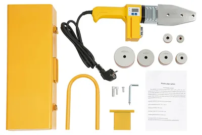Obrázok produktu pre Zvárač trubiek, výkon 850 W, digitálna regulácia teploty, žltá farba, 220 V