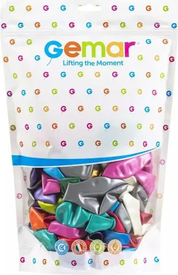 Produktbild von Metallic-Luftballons, bunt, 30 cm, 5 Stück – Godan