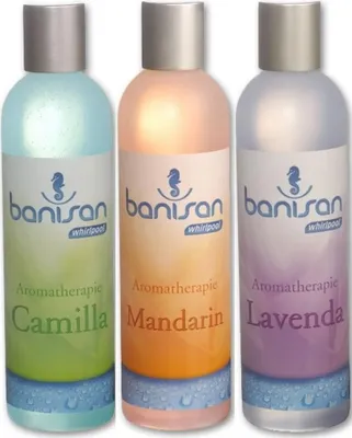 Produktbild von Banisan Badezusatz Whirlpool Aromatherapie 3 Düfte mit je 250 ml