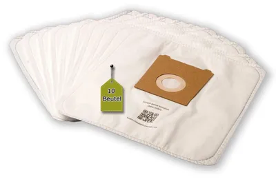 Imagen del producto de Bolsas para aspiradora: 10 bolsas de microfibra y 1 microfiltro
