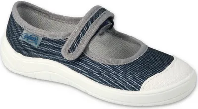 Produktbild von Mädchen Ballerinas Befado 208Y048 blau glänzend, Klettverschluss 36