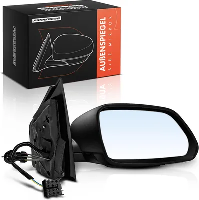 Imagen del producto de Frankberg, espejo retrovisor exterior derecho para VW Polo 9A 9N, modelos 1.2L, 1.4L, 1.6L, 1.8L, 1.9L, años 2005-2012