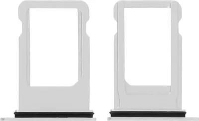 Image de Porte-carte SIM de rechange pour Apple iPhone 8 / SE 2020 / SE 2022 - Argenté