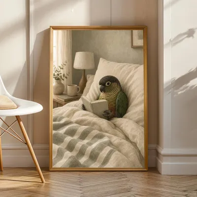 Weddellsittich, Vogelposter, Produktansicht 1