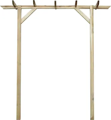 Immagine prodotto di vidaXL Pergola da giardino 205x40x203 cm in legno