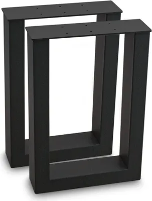 Produktbild von Tischbeine Stahl 40x43 Schwarz