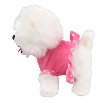 Image de Chien en peluche électronique,Chien électronique,Chiot en peluche électronique,Chiot interactif,Jouet de marche pour chien,Jouet interactif électronique
