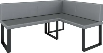 Obrázek produktu pro Rohová lavice AKIKO METAL Rohová lavice 196x142 vpravo - rohová lavicová skupina pro vaši jídelnu, moderní kuchyň, obývací pokoj, jídelní kout. Ideální do kuchyně, kanceláře a recepce. Pevné a silné zpracování. Snadná údržba