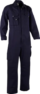 Image de DASSY® Nimes BW combinaison avec poches genouillères BLEU FONCE Taille M Longueur : STANDARD