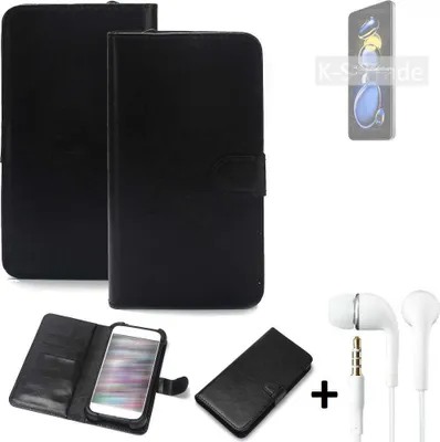 Produktbild von K-S-Trade Wallet Case Handyhülle kompatibel mit Xiaomi Redmi Note 11T Pro Schutzhülle Flip cover Flipstyle Tasche Hülle Flipcover Slim Bumper