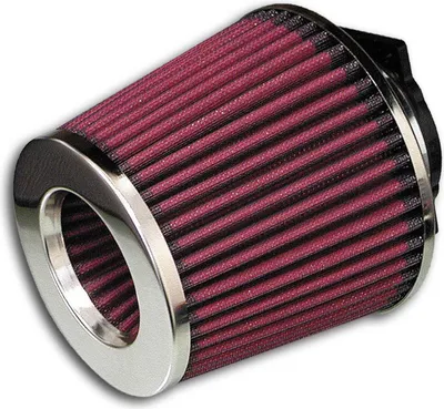 Obrázok produktu pre Vzduchový filter JOM open sport červený vrátane adaptérových krúžkov pre univerzálny červený chróm