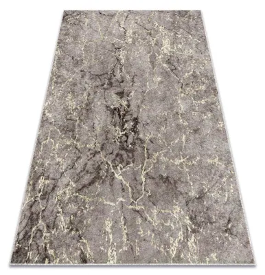 Image de Tapis lavable MIRO 52003.801 Marbre antidérapant - gris gris 80x150 cm