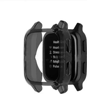 Image de subtel - protection boîtier pour montre Garmin Venu Sq Music - coque noir anti rayure pour monture de montre connectée. Ajout de verre de protection écran possible