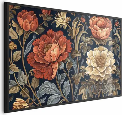 Produktbild von Posterpapier Poster - Tapestry Large Retro Flowers 30x21 cm Blumen b-H-10014-ao-a