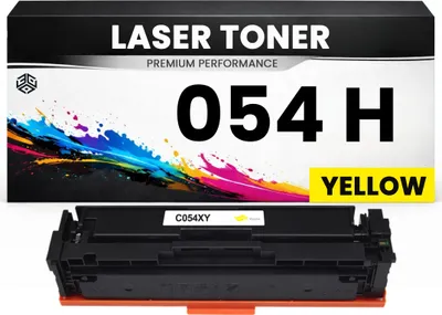 Produktbild von Toner 054 Yellow H Gelb für Canon Tonerkartusche Premium Alternative für Canon LBP620 series, Color imageCLASS MF640C, MF642cdw series.