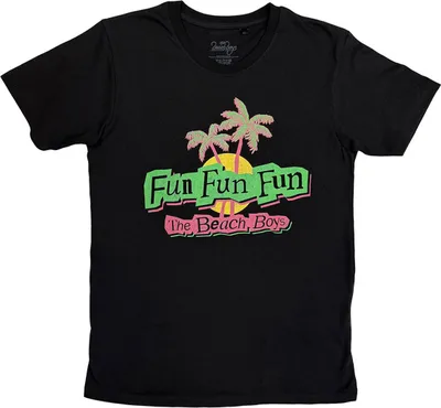 Produktbild von The Beach Boys - "Fun" T-Shirt für Herren/Damen Uni RO14982 (XL) (Schwarz)