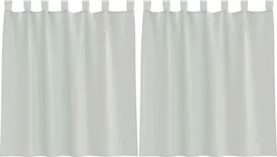 Immagine prodotto di vidaXL Tende in voile con passanti 2 pz. Grigio chiaro 140x140 cm