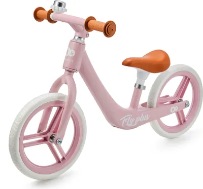 Produktbild von Kinderkraft FLY PLUS - Laufrad - leicht - verstellbarer Sattel - pannensichere Räder - Retro-Design - Magnesiumrahmen - Rosa