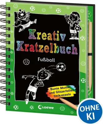 Produktbild von Kreativ-Kratzelbuch: Fußball