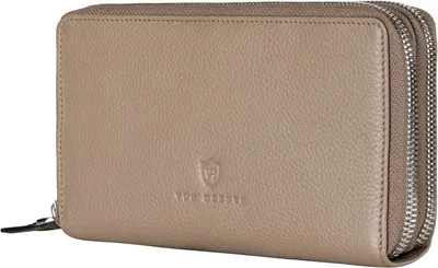 Produktbild von Leder Geldbörse mit RFID-Schutz - Portemonnaie für Damen & Herren aus echtem Leder - Wallet mit Münzfach - Geldbeutel für Frauen und Männer
