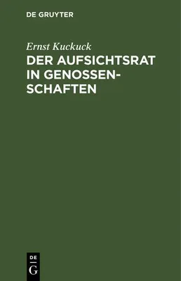 Produktbild von Der Aufsichtsrat in Genossenschaften
