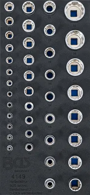 Obrázek produktu pro BGS technic Tool Tray 1/3: Sockets 12-point, 2256 mm, 2,26 kg