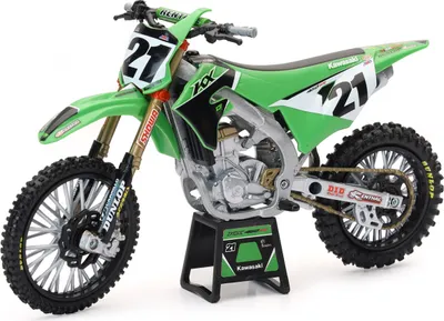 Produktbild von New Ray 1:12 Kawasaki Racing Team Jason Anderson Motorrad Silber Silber One Size