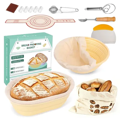 Immagine prodotto di Set di cestini in silicone per la lievitazione del pane