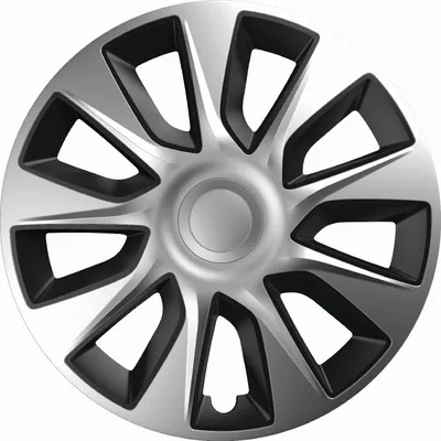 Produktbild von Z480809 Radkappen Radzierblenden SATZ (4Stück) 17 Zoll Stratos silber-schwarz