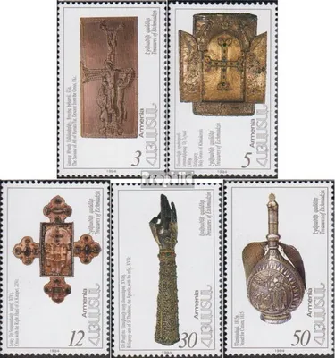 Produktbild von Briefmarken Armenien 1994 Mi 222-226 (kompl.Ausg.) postfrisch Kunstschätze