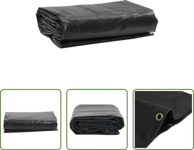 Image de The Living Store Abdeckplane Anthrazit 4x8 m 650 g/m²