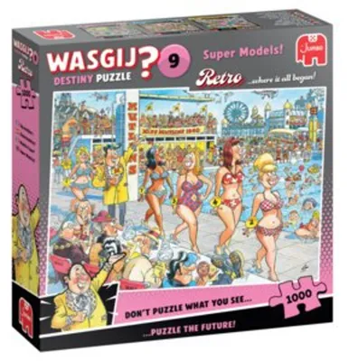 Produktbild von Wasgij Retro Destiny 9 - Super Models - Puzzle 1000 Teile