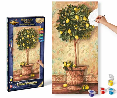 Obrázek produktu pro Malování podle čísel - citronovník - 40 x 80 cm