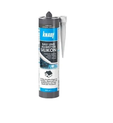Produktbild von Knauf Bau- & Allwetter Silikon 300 ml dunkelbraun
