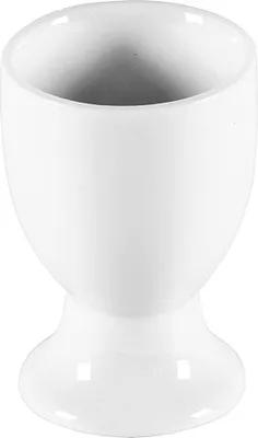 Produktbild von Mäser 687062 Eierbecher auf Fuß 'Young', H 6,8cm Ø 4,5cm, Porzellan, weiß