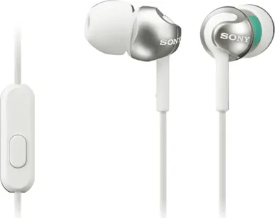 Productafbeelding van Sony MDR-EX110APW oordopjes, met aansluiting, wit